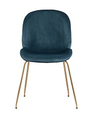 Кухонный стул Stool Group Турин бархат маренго золотые ножки 8329 VELVET BLUE 5