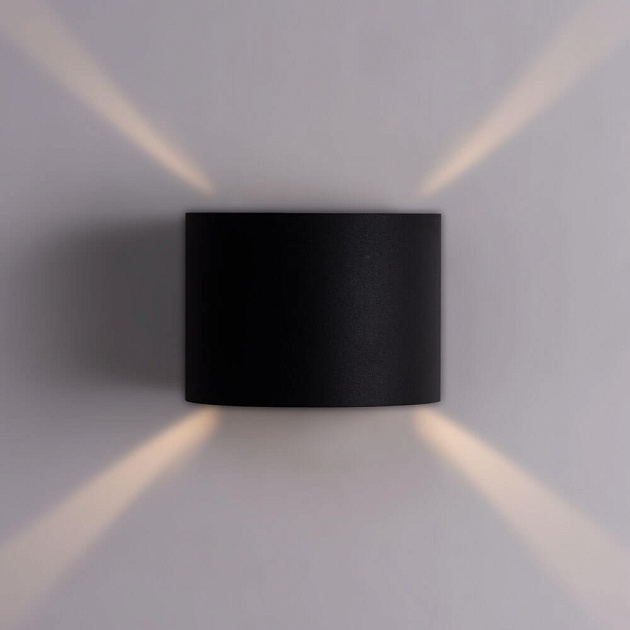 Уличный настенный светодиодный светильник Arte Lamp Rullo A1415AL-1BK Фото № 2
