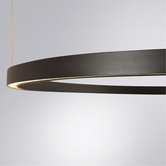 Подвесной светодиодный светильник Arte Lamp Smooth A2223SP-1BK Фото № 2