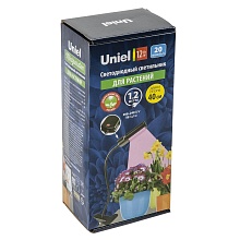 Светодиодный светильник для растений Uniel Minigarden ULT-P31-12W/SPLE/40 IP40 Black Single UL-00009250 1
