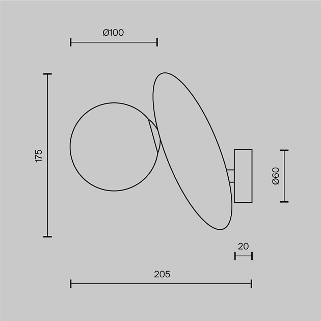 Бра Maytoni Modern Resonance MOD482WL-01PT изображение 6 Бра Maytoni Modern Resonance MOD482WL-01PT Фото № 6