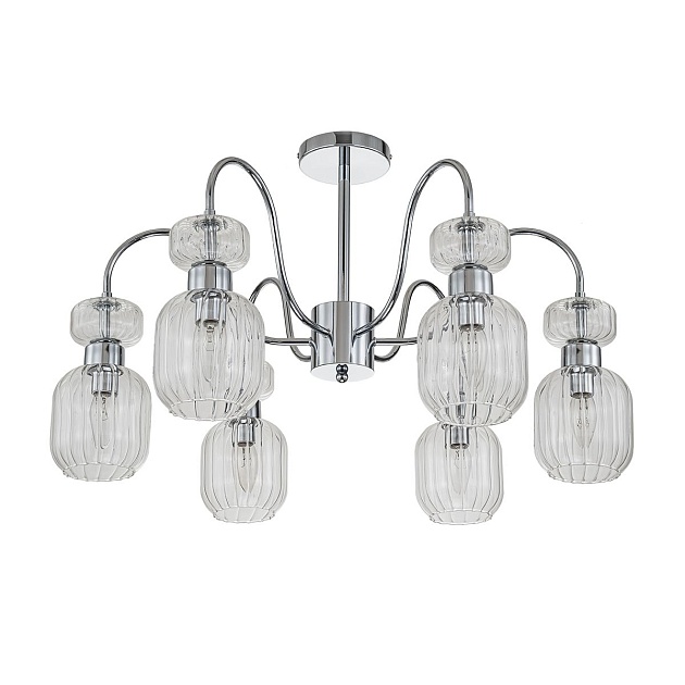 Потолочная люстра Escada Gloss 1141/6PL Chrome/Clear изображение 1 Потолочная люстра Escada Gloss 1141/6PL Chrome/Clear Фото № 1