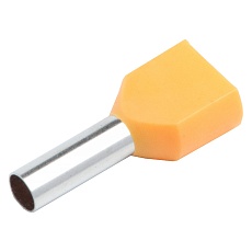 Наконечник-гильза General НГИ2 GNGI-E2-2x1-10-50 Желтый, 50 штук