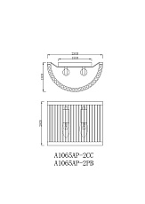 Настенный светильник Arte Lamp Anetta A1065AP-2CC 1