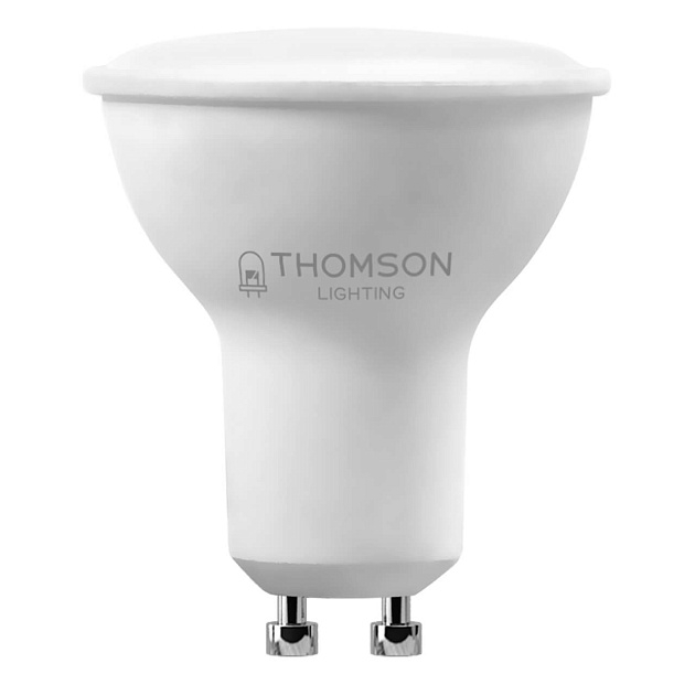 Лампа светодиодная Thomson GU10 10W 3000K полусфера матовая TH-B2055 фото 