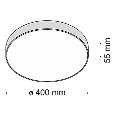 Потолочный светодиодный светильник Maytoni Technical Zon C032CL-L48B4K 4