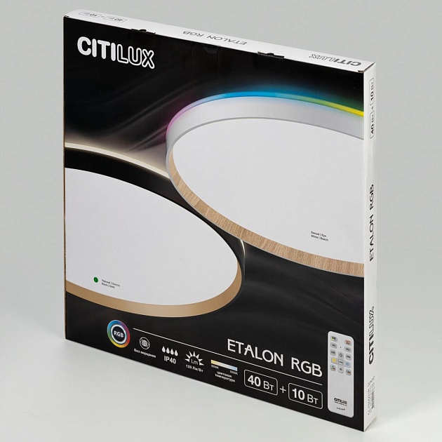 Светильник с пультом Citilux ETALON CL750501R изображение 4 Светильник с пультом Citilux ETALON CL750501R Фото № 4