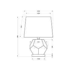 Настольная лампа Garda Decor 22-88259 1