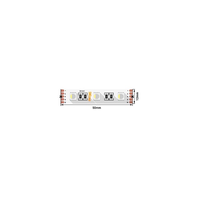 Светодиодная лента SWG Standard SWG560-24-19.2-RGB+WW-M 018658 Фото № 1