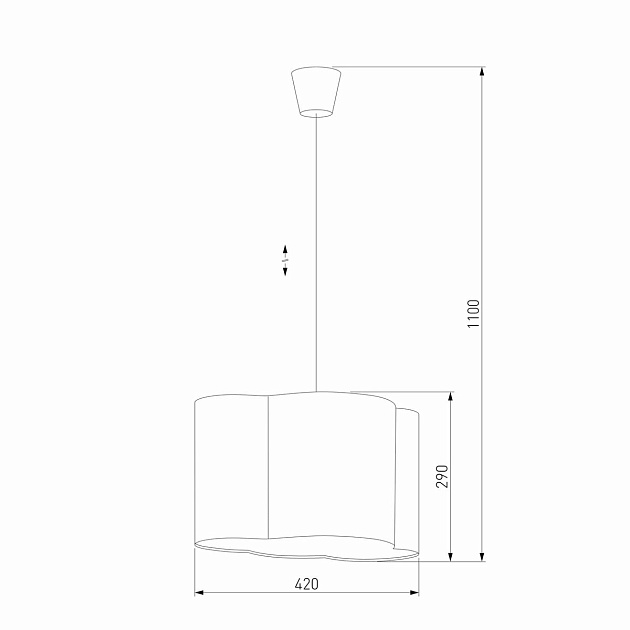 Подвесной светильник TK Lighting 3360 Cloud Фото № 2