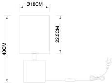 Настольная лампа Arte Lamp Jishui A5036LT-1BR 1