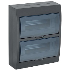 KREPTA 3 Корпус пластиковый ЩРН-П-24 IP41 черный IEK MKP12-N-24-41-K02