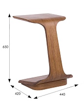 Приставной стол Мебелик Неро 2 007520 1