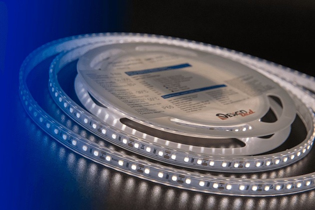 Светодиодная влагозащищенная лента DesignLed 9,6W/m 120LED/m 3528SMD нейтральный белый 5M 002369 изображение 4 Светодиодная влагозащищенная лента DesignLed 9,6W/m 120LED/m 3528SMD нейтральный белый 5M 002369 Фото № 4