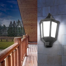 Садово-парковый светильник ЭРА «Ника» НБУ 06-60-003 60Вт черный белое основание матовый Б0061158 4