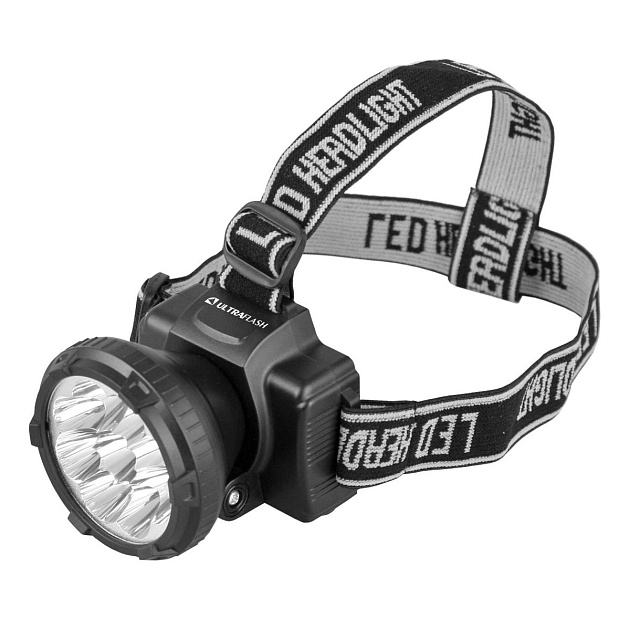 Налобный светодиодный фонарь Ultraflash Headlite аккумуляторный 90х75 33 лм LED5363 11257 Фото № 1