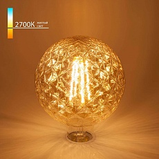 Лампа светодиодная Elektrostandard E27 8W 2700K золотистая a044026 2