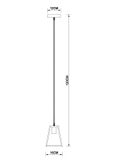 Подвесной светильник Arte Lamp Brussels A8030SP-1WH 1