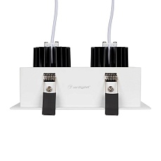 Встраиваемый светодиодный светильник Arlight CL-Kardan-S180x102-2x9W Warm 024127 5