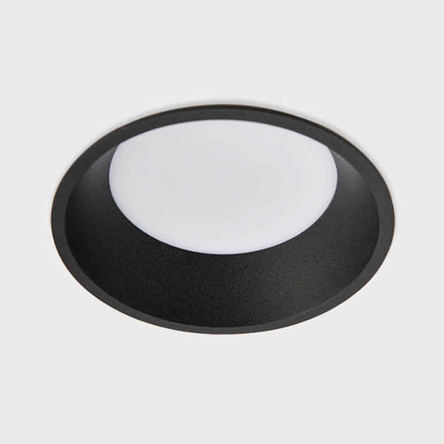 Встраиваемый светодиодный светильник Italline IT06-6013 black 4000K Фото № 1