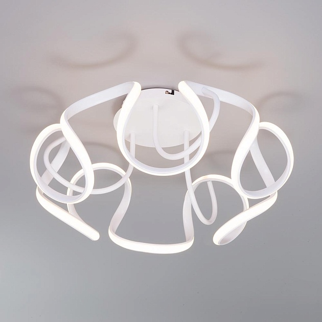 Потолочный светодиодный светильник Eurosvet Alstroemeria 90238/1 белый фото 6