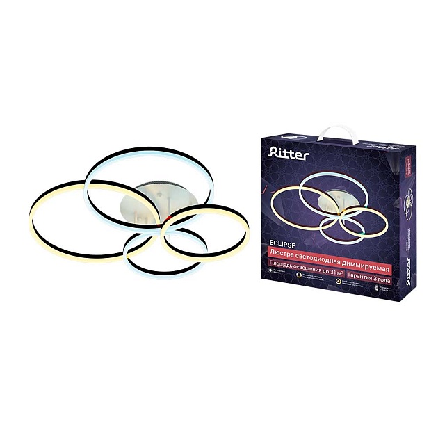 Потолочная люстра Ritter ECLIPSE 52084 3 Фото № 1