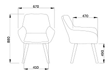 Кресло AksHome Soft бирюзовый, велюр 64743 2