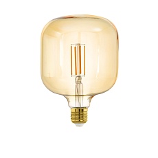 Лампа светодиодная диммируемая филаментная Eglo E27 4W 2200K янтарная 12594