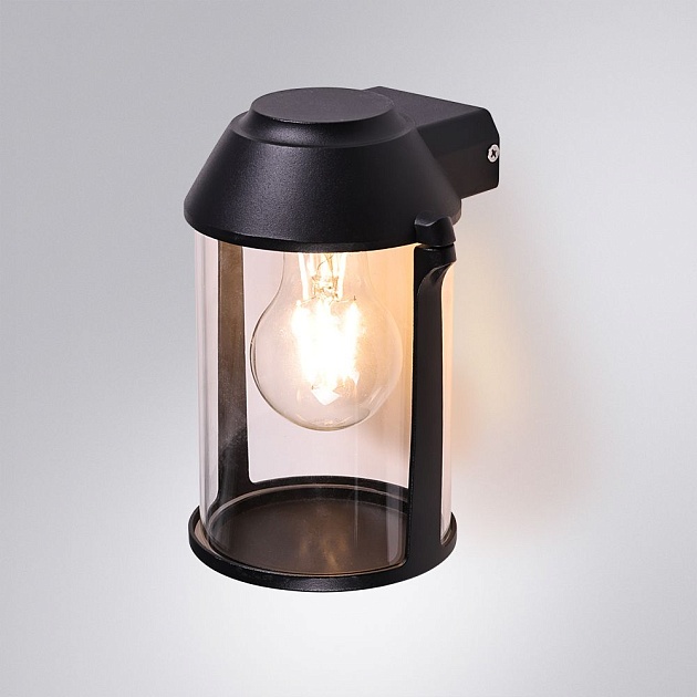Уличный настенный светильник Arte Lamp Minchir A8306AL-1BK изображение 2 Уличный настенный светильник Arte Lamp Minchir A8306AL-1BK Фото № 2