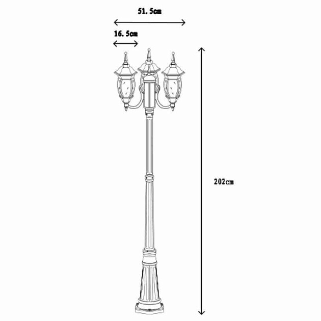 Садово-парковый светильник Lucide Tireno 11835/03/31 изображение 2 Садово-парковый светильник Lucide Tireno 11835/03/31 Фото № 2