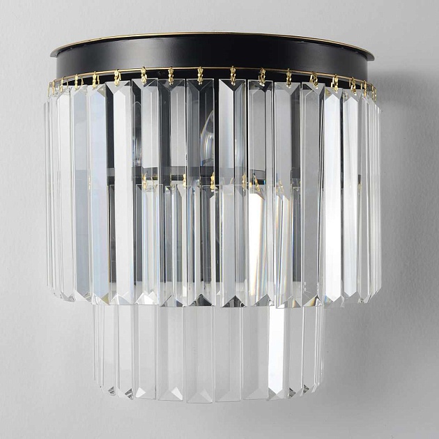 Бра Crystal Lux MAXIME AP2 BLACK Фото № 3