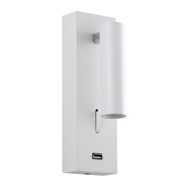 Настенный светильник Crystal Lux CLT 210W USB WH изображение 4 Настенный светильник Crystal Lux CLT 210W USB WH Фото № 4
