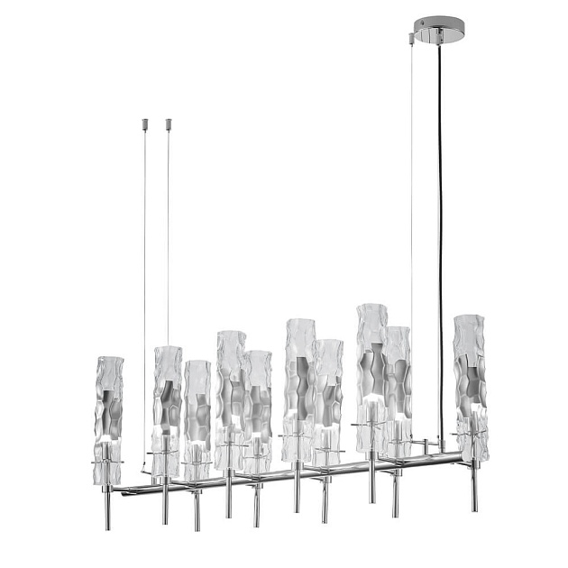 Подвесная люстра Crystal Lux Primavera SP10 Chrome Фото № 1
