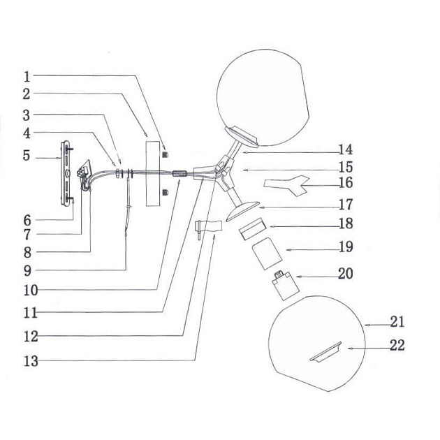 Бра Lightstar Beta 785626 фото 4