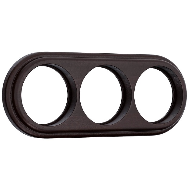 Рамка на 3 поста Werkel венге W0035226 4690389166600 Фото № 1