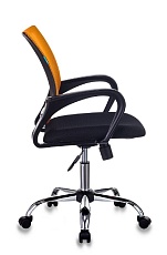 Офисное кресло Бюрократ CH-695N/SL/OR/BLACK спинка сетка оранжевый TW-38-3 сиденье черный TW-11 крестовина хром 2