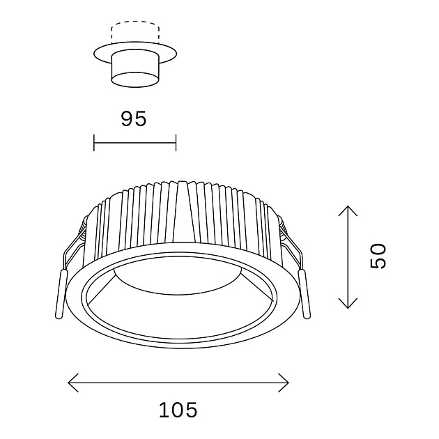 Встраиваемый светодиодный светильник ST Luce ST755.548.12 Фото № 2