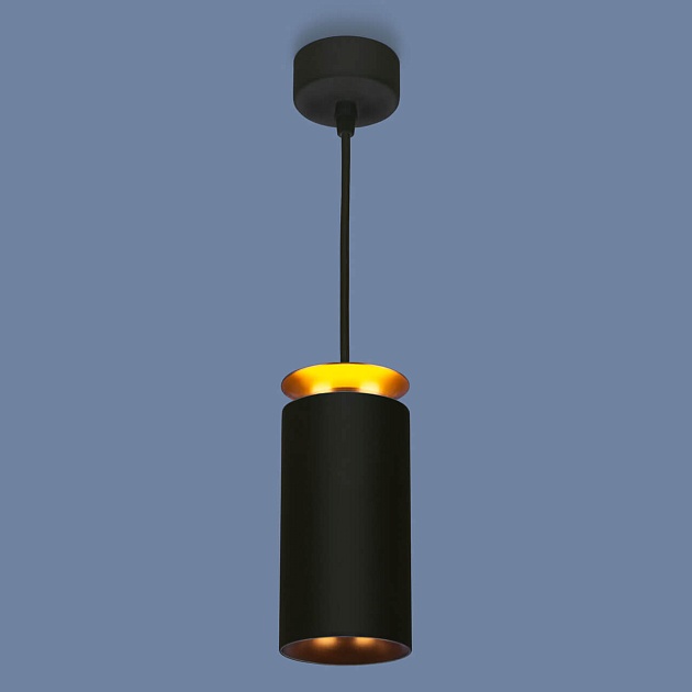 Подвесной светодиодный светильник Elektrostandard DLS021 9+4W 4200К черный матовый/золото a045504 фото 5