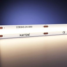 Светодиодная лента Maytoni 12W/m 384LED/m COB теплый белый 5M 201075 2