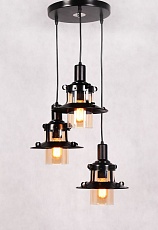 Подвесная люстра Lumina Deco Capri LDP 11328 B-3 BK 1