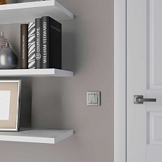 Набор клавиш Werkel Hammer для выключателя трехклавишного серебряный W1239006 4690389162671 1