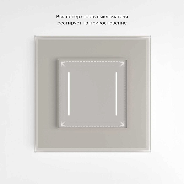 Умный сенсорный выключатель двухклавишный Werkel дымчатый W4523641 4690389213939 изображение 5 Умный сенсорный выключатель двухклавишный Werkel дымчатый W4523641 4690389213939 Фото № 5