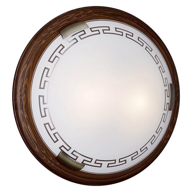 Потолочный светильник Sonex Gl-wood Greca wood 360 фото 