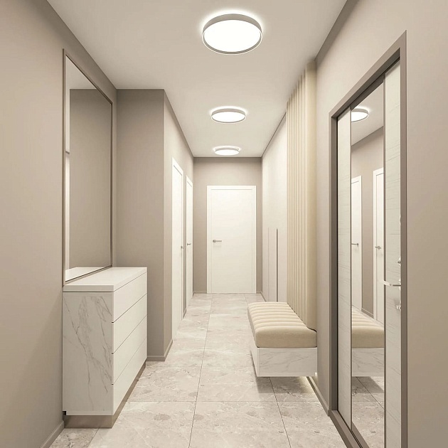 Потолочный светодиодный светильник Denkirs DK6511-WH/1 изображение 4 Потолочный светодиодный светильник Denkirs DK6511-WH/1 Фото № 4