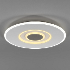 Потолочный светодиодный светильник Eurosvet Just 90219/1 белый/ серый 3