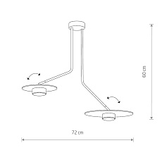 Подвесная люстра Nowodvorski Disk 7643 1