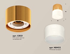 Комплект накладного светильника Ambrella light Techno Spot XS (C8121, N8402) XS8121011 2