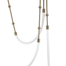 Подвесной светодиодный светильник Indigo Corda 14010/3P Brass V000064L 4