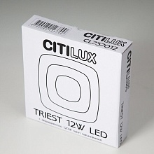 Потолочный светодиодный светильник Citilux Триест CL737B012 3
