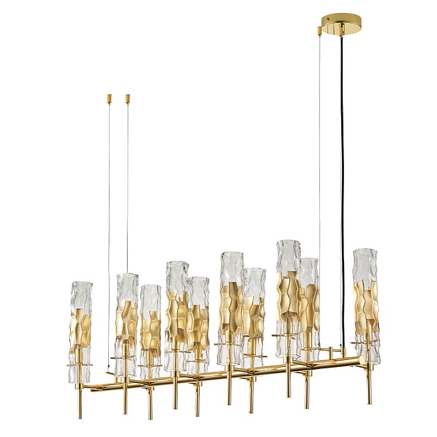 Подвесная люстра Crystal Lux Primavera SP10 Gold Фото № 1